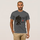 Grappige BigFoot “Je bent mijn Squatchy” Romantisc T-shirt (Voorkant volledig)