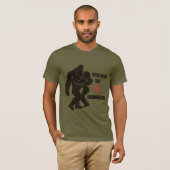 Grappige BigFoot “Je bent mijn Squatchy” Romantisc T-shirt (Voorkant volledig)