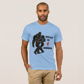 Grappige BigFoot “Je bent mijn Squatchy” Romantisc T-shirt (Voorkant volledig)