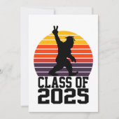 Grappige Bigfoot-klasse van 2025 - Afstuderen 2025 Feestdagenkaart (Voorkant)
