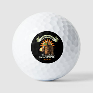 Grappige Bigfoot Koffie Ochtendhumor Golfballen