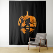 Grappige Bigfoot Lover Halloween Gift - Halloween Wandkleed (In situ)