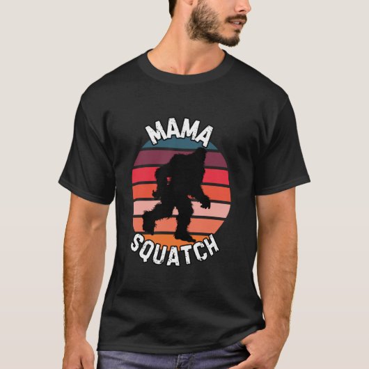 Grappige Bigfoot Moederdag Oma Stap Moeder Tante S T-shirt (Voorkant)