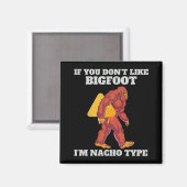 Grappige Bigfoot Nacho Type Magneet (Voorkant / Achterkant)