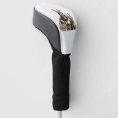 Grappige Bigfoot Paasei Rots Sasquatch Pasen Dag Golfheadcover (Schuin)