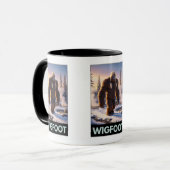 Grappige Bigfoot Parodie Mok (Voorkant links)