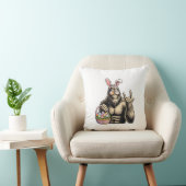 Grappige Bigfoot Pasen Ei Rots Sasquatch Eerste Pa Kussen (Stoel)