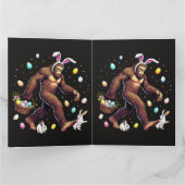 Grappige Bigfoot Pasen Sasquatch Kaart (Binnen)