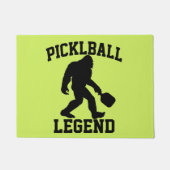 Grappige Bigfoot Pickleball Legend Deurmat (Voorkant)