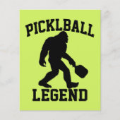 Grappige Bigfoot Pickleball Legend Flyer (Voorkant)
