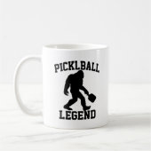 Grappige Bigfoot Pickleball Legend Koffiemok (Links)