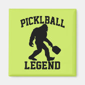 Grappige Bigfoot Pickleball Legend Magneet (Voorkant)