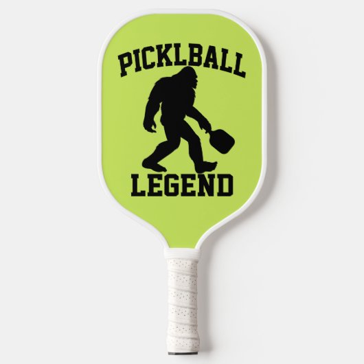 Grappige Bigfoot Pickleball Legend Paddle (Voorkant)