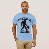 Grappige Bigfoot Pickleball Legend T-shirt (Voorkant volledig)
