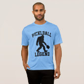 Grappige Bigfoot Pickleball Legend T-shirt (Voorkant volledig)