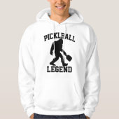 Grappige Bigfoot Pickleball Legende Hoodie (Voorkant)