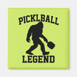 Grappige Bigfoot Pickleball Legende Magneet