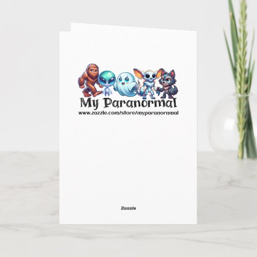 Grappige Bigfoot Pickleball verjaardag Kaart (Achterkant)