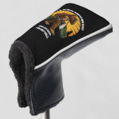Grappige Bigfoot Putterhoes Golfheadcover (3/4 voorkant)