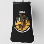 Grappige Bigfoot Putterhoes Golfheadcover (Draai 90)