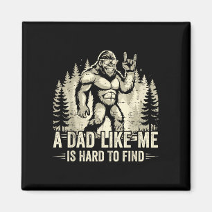 Grappige bigfoot rock een vader zoals is moeilijk magneet