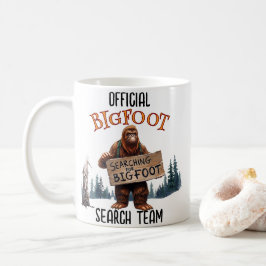 Grappige Bigfoot Sasquatch in het Bos Koffiemok