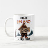 Grappige Bigfoot Sasquatch in het Bos Koffiemok (Links)