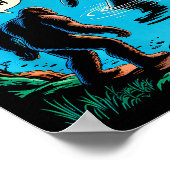 Grappige Bigfoot Sasquatch Loch Ness Monster Intro Poster (Hoek)
