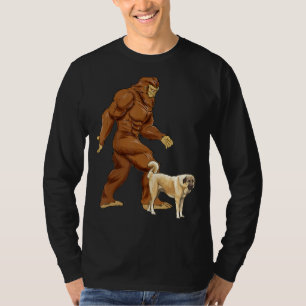 Grappige Bigfoot Walking Anatolische herdershond S T-shirt