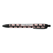 Grappige biggenstal zwarte inkt pen (Bodem)