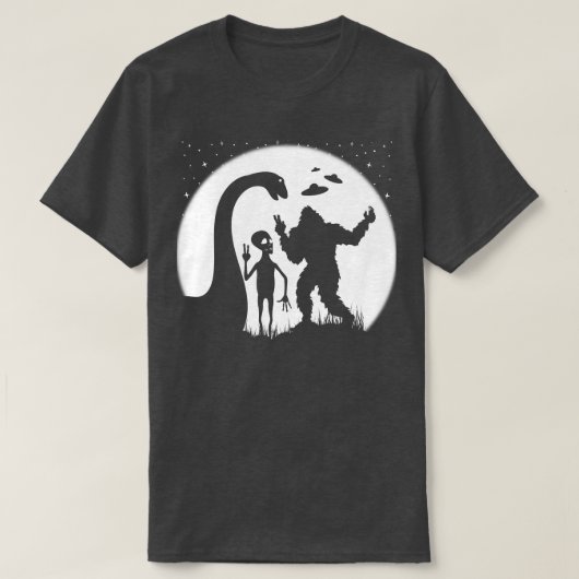 Grappige Bigoot Nessie en T-shirt (Design voorkant)