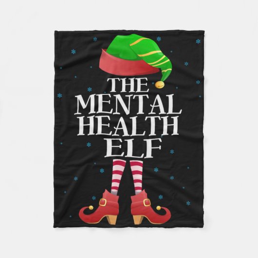 Grappige bij elkaar passende pyjamagroep Kerstmis  Fleece Deken (Voorkant)
