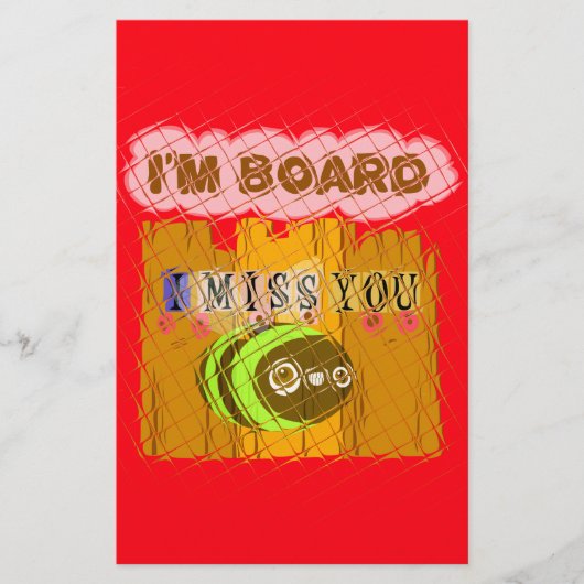 Grappige Bij Kunstprint Briefpapier (Voorkant)