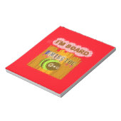 Grappige Bij Kunstprint Notitieblok (Linkerzijde)