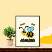 Grappige bij poster