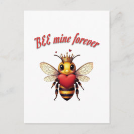 Grappige Bij Punt Valentijn  Feestdagenkaart