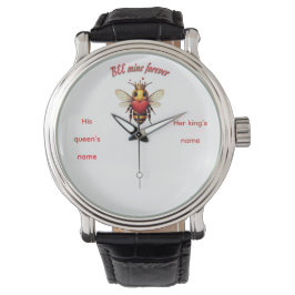 Grappige Bij Punt Valentijn  Horloge