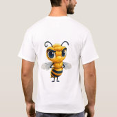 Grappige Bij T-Shirt met 'Minding Mine' tekst (Achterkant)