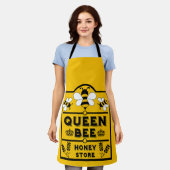 Grappige bijenhoning koningin bij schort (Gedragen)