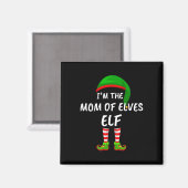 Grappige bijpassende familie Ik ben de moeder van Magneet (Voorkant / Achterkant)