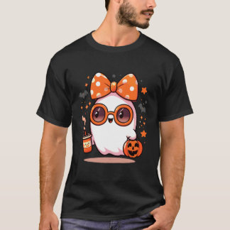 Grappige bijpassende Halloween-kostuum Boo Ice Cof T-shirt