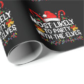 Grappige bijpassende Kerstmis het meest waarschijn Cadeaupapier (Rol Hoek)