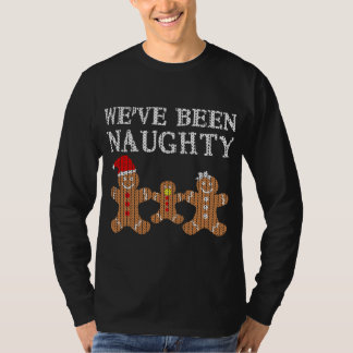 Grappige bijpassende Kerstmis Zwangerschap Aankond T-shirt