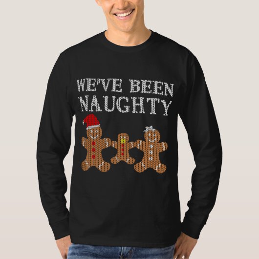 Grappige bijpassende Kerstmis Zwangerschap Aankond T-shirt (Voorkant)