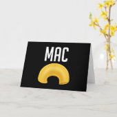 Grappige bijpassende macaroni en kaas Halloween Kaart (Gele Bloem)