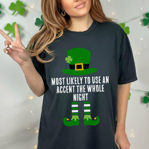 Grappige bijpassende St Patrick's Day meest waarsc T-shirt