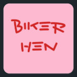 GRAPPIGE BIKER CHICK STICKERS<br><div class="desc">BIKER HEN? ALS JE KINDEREN HEBT,  DAN WORDT JE EEN KIP IN PLAATS VAN EEN KIP...  GA VOOR MEER GEKKE SLOGANS NAAR WWW.YEIRL.COM</div>