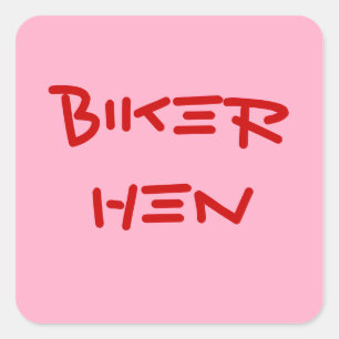 GRAPPIGE BIKER CHICK STICKERS