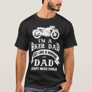 Grappige Biker Dad Motorrijder Motorrijder Motorfi T-shirt