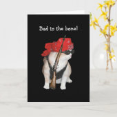 Grappige biker/non-conformistische kat verjaardag kaart (Gele Bloem)